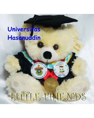 Boneka Wisuda Universitas Hasanuddin - Pharmacy (25 cm)